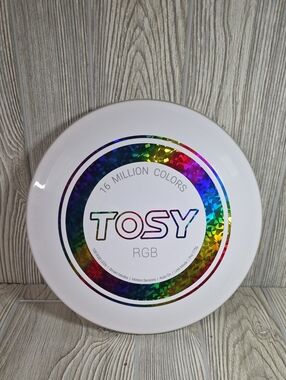 TOSY RGB Flying Disc Featuring 108 LED Lights Frisbee